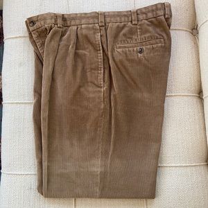 Brooks Brothers Wide Wale Tan Corduroy Men’s Pants